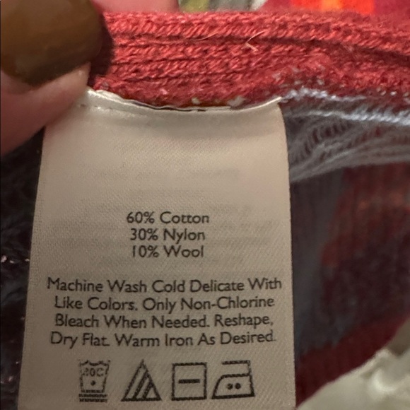 Eddie Bauer Knit Drape Phoenix Vest Womens XL Aztec Tribal Indian Fall colors - Picture 9 of 11